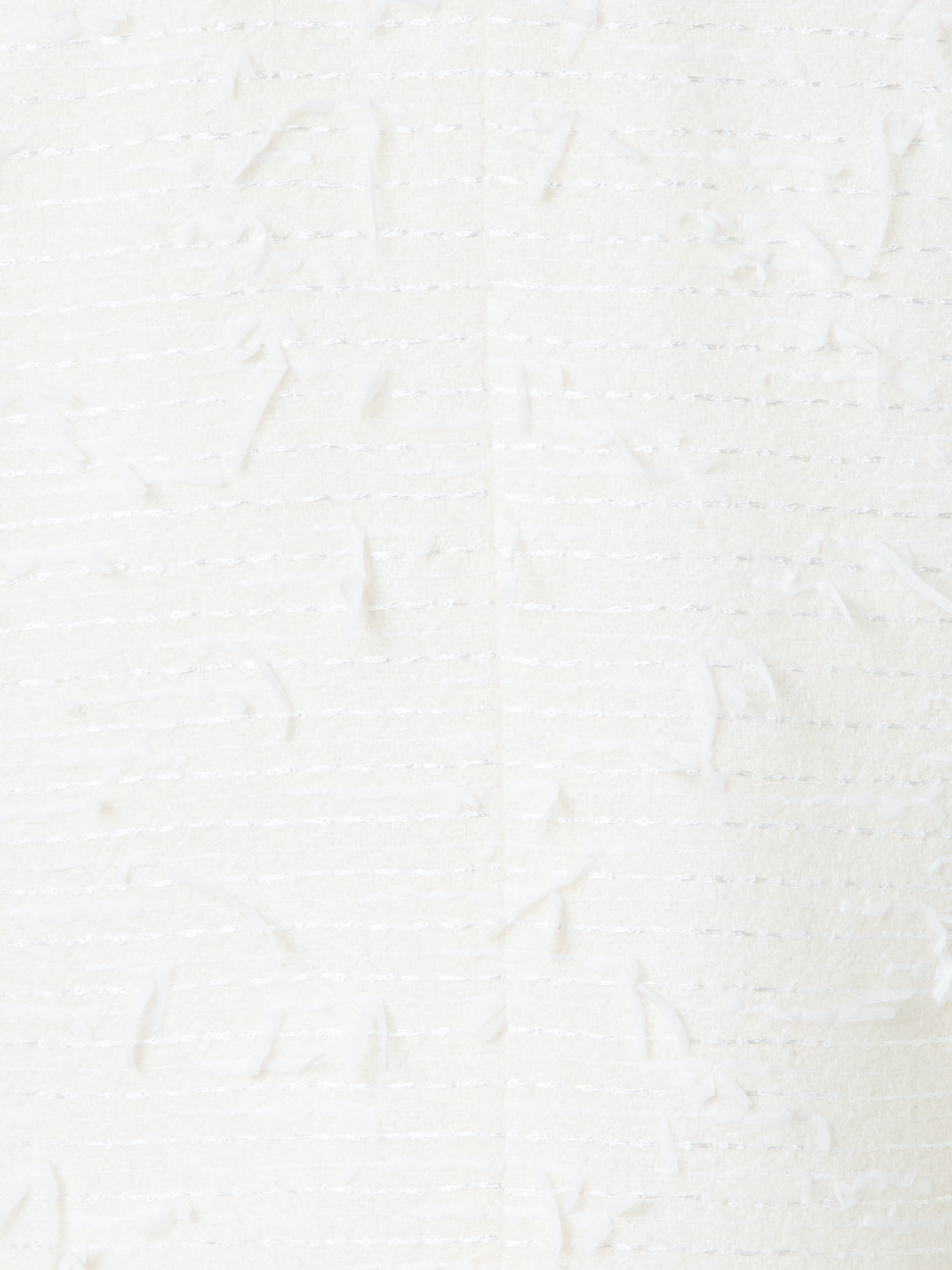 Designer Short Boxy Jacket in Sequins Bouclé - neutral - ecru - white