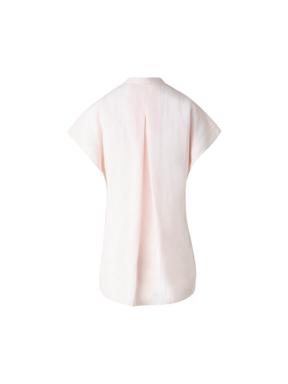 Designer Cap Sleeve Linen Blouse - pastel - pink