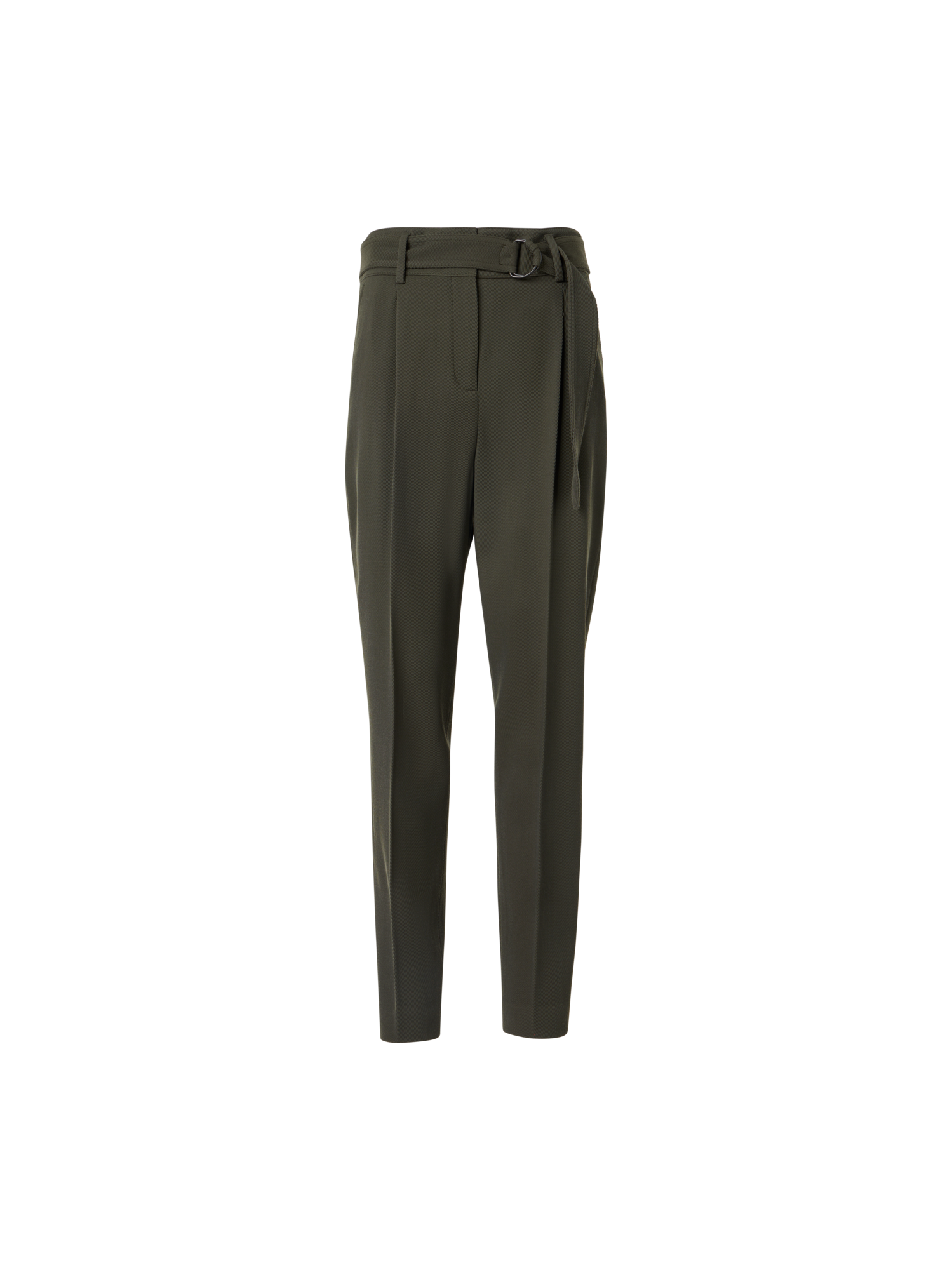 Designer Fred Tapered-Leg Pants in Wool Tricotine - green