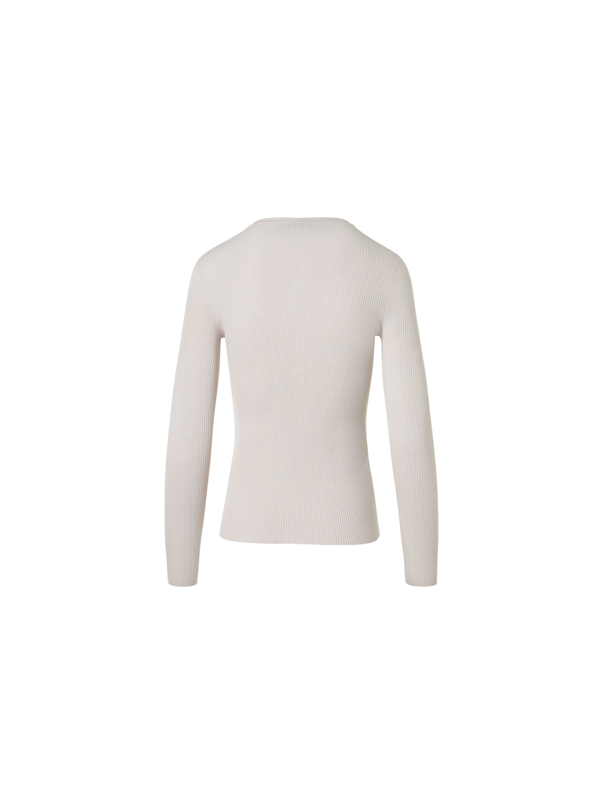 Designer Seamless Silk Cotton Knit Sweater - neutral - beige