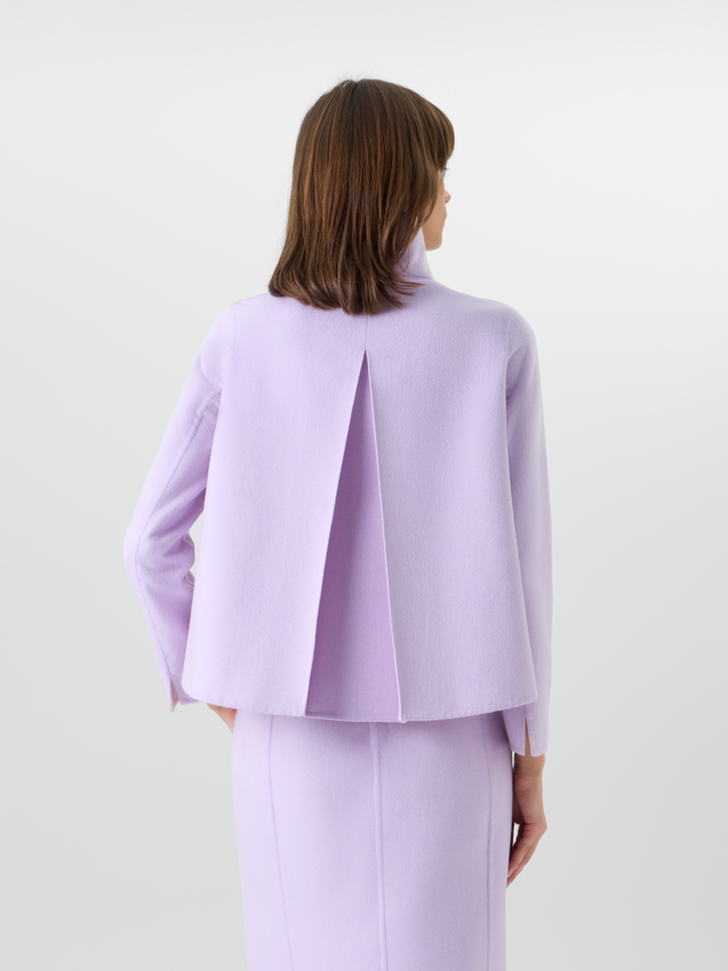 Designer Castro Jacket in Cashmere-Silk Double-Face - pastel 