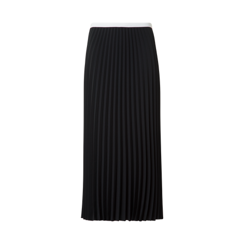 Plissé Midi Skirt