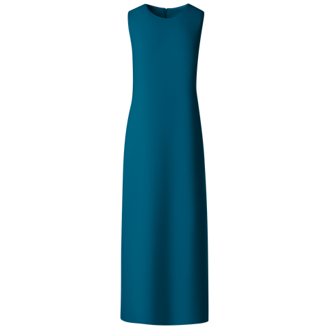 Midi Sheath Dress in Wool Double-Face