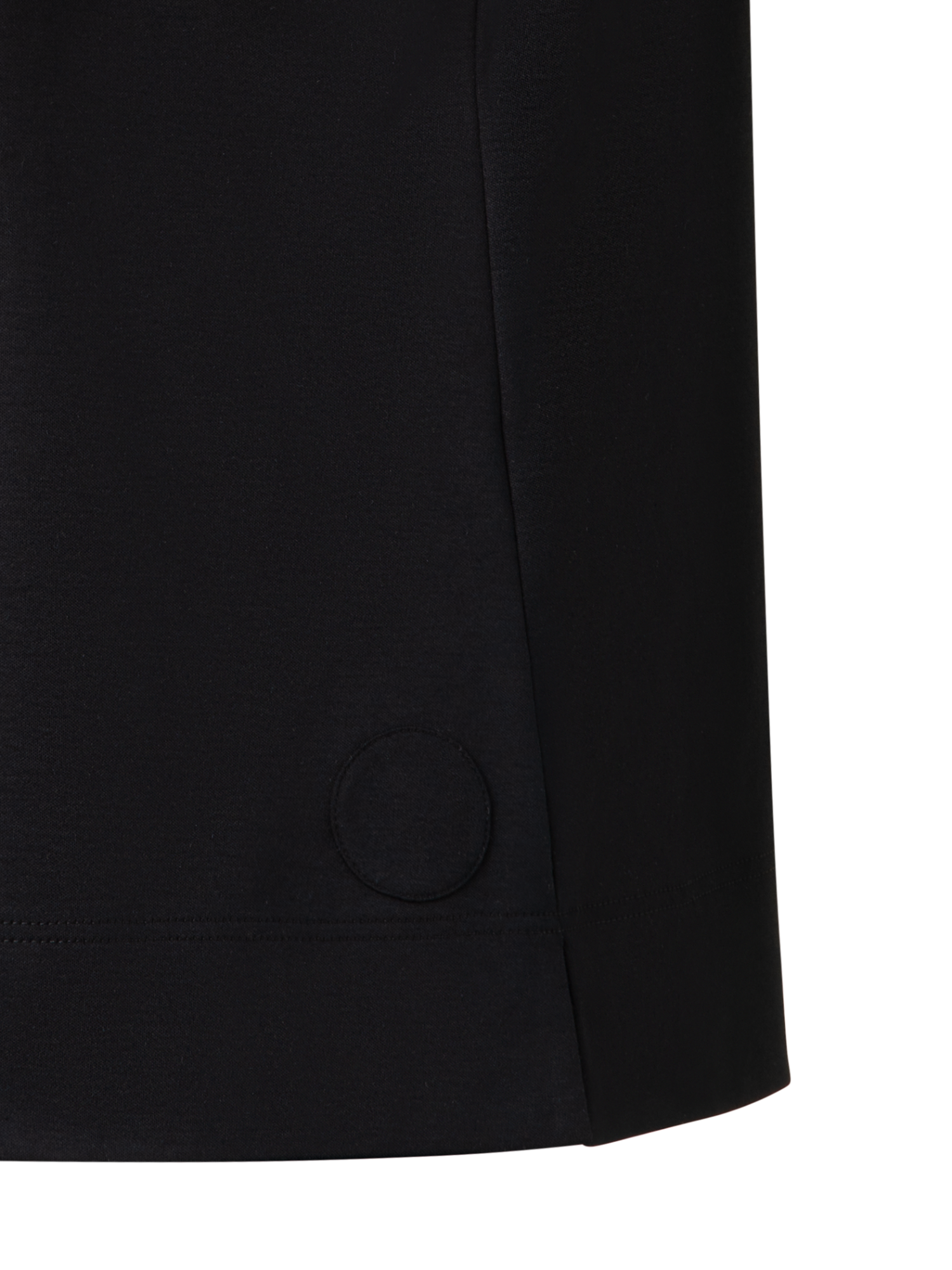 Designer Puff Sleeves T-Shirt in Cotton Jersey - black