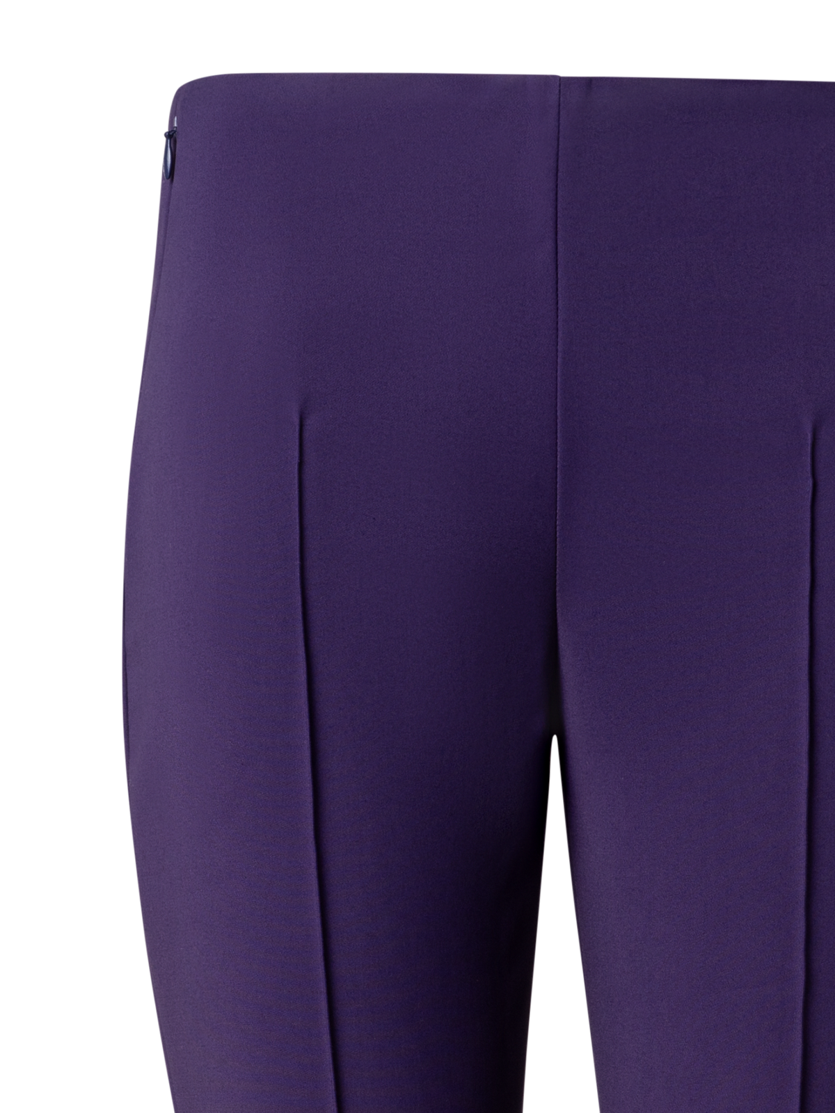 Designer Slim Cotton Techno Stretch Pants - purple