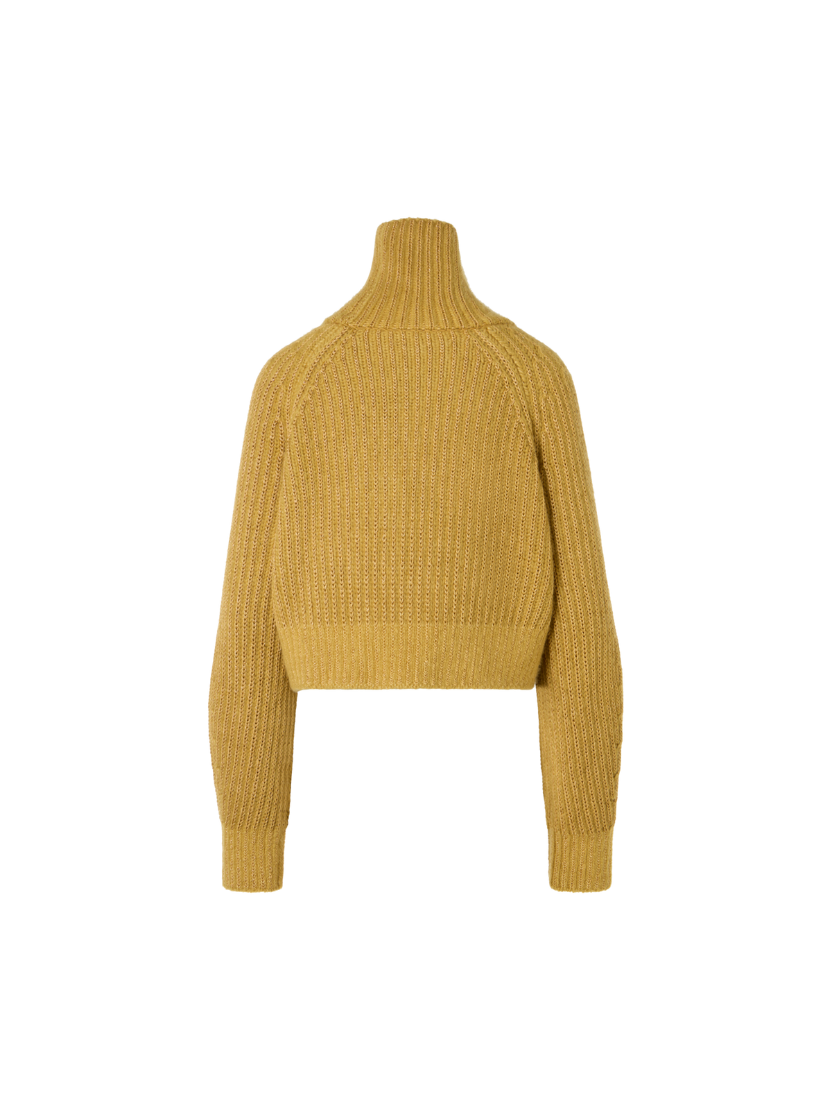 Designer Chunky Cashmere Silk Lamé Turtleneck - gold