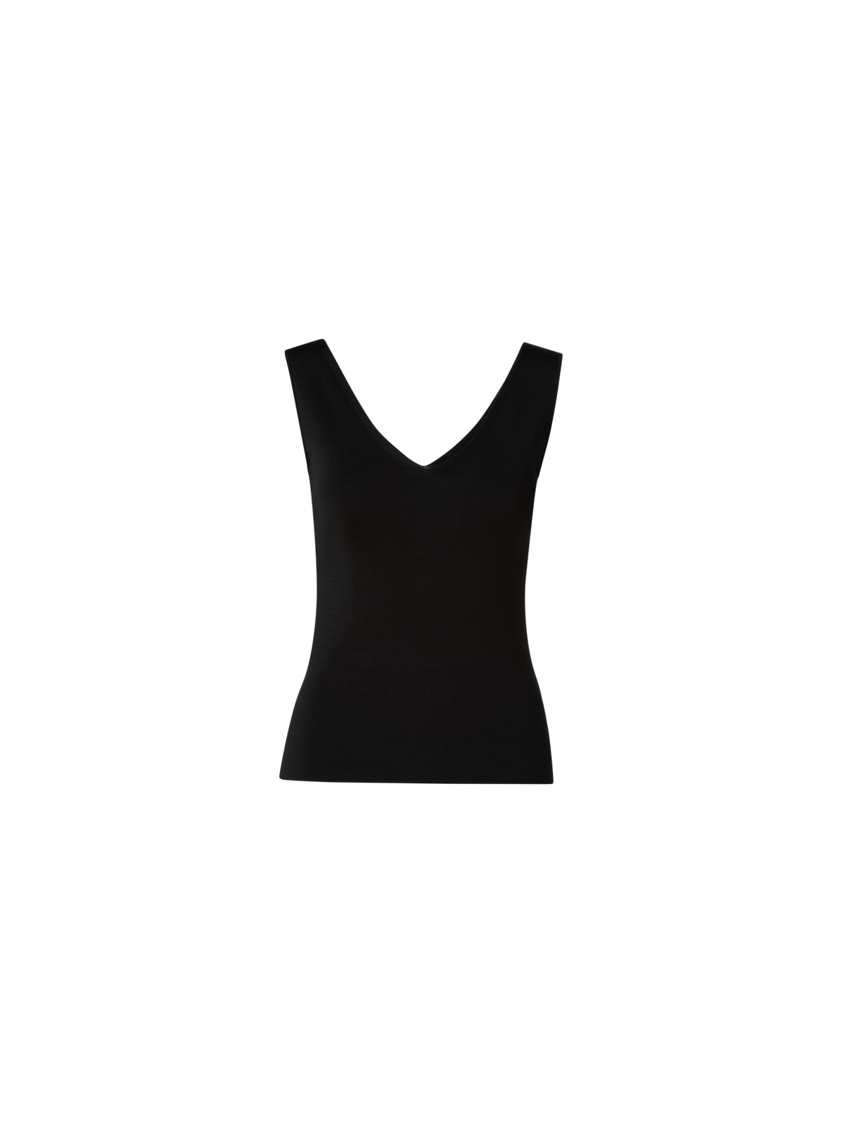 Designer Silk Stretch V-neck Tank