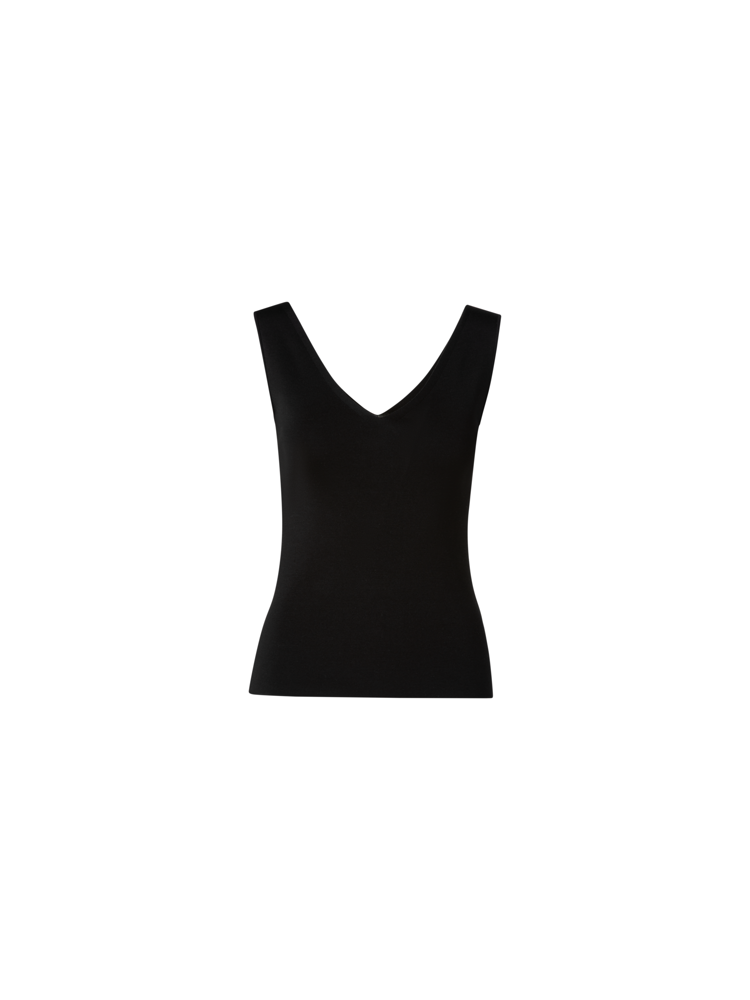 Designer Silk Stretch V-neck Tank