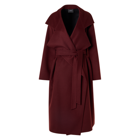 Cashmere Double-Face Wrap Coat