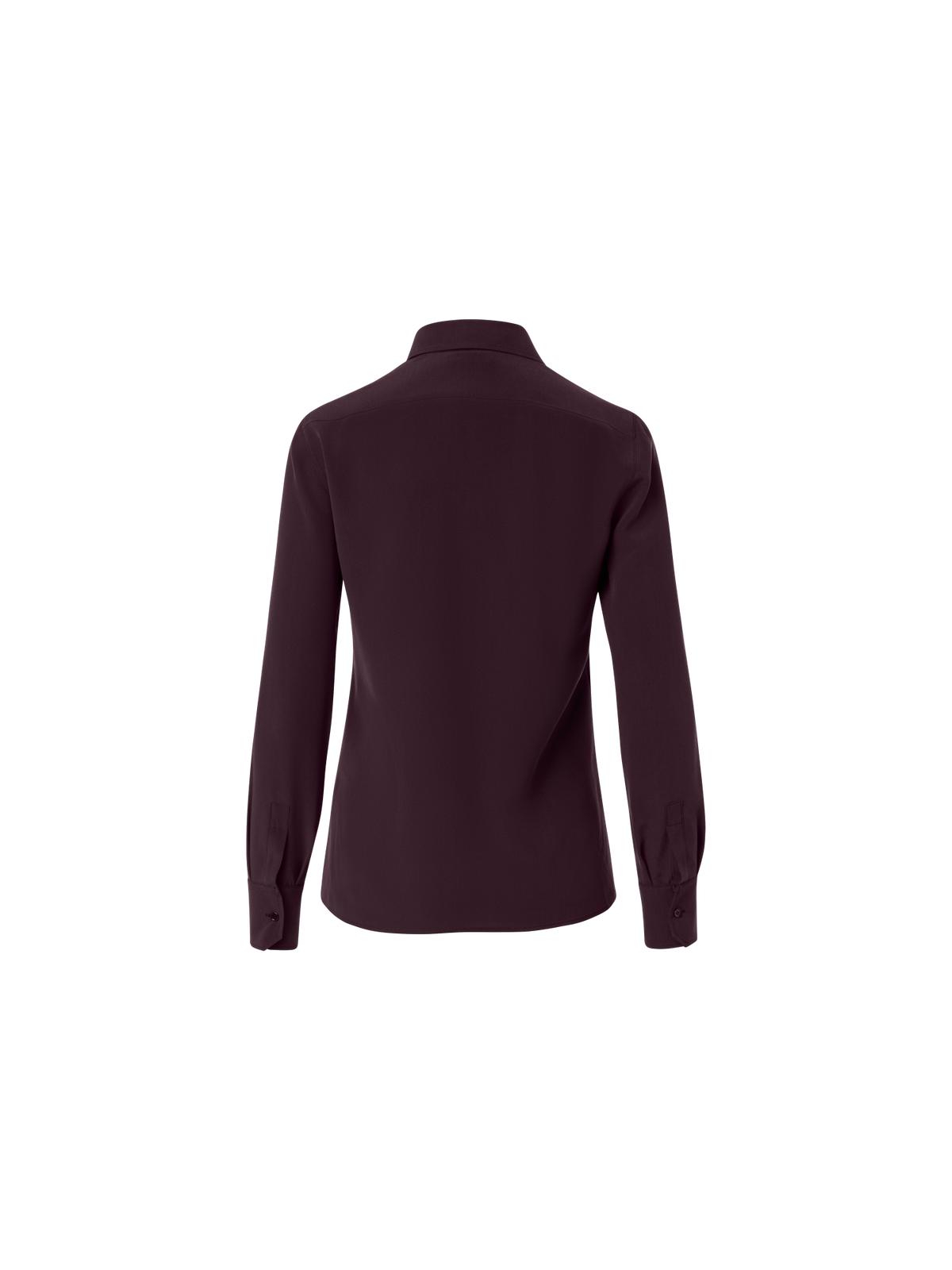 Designer Silk Crêpe Blouse - purple