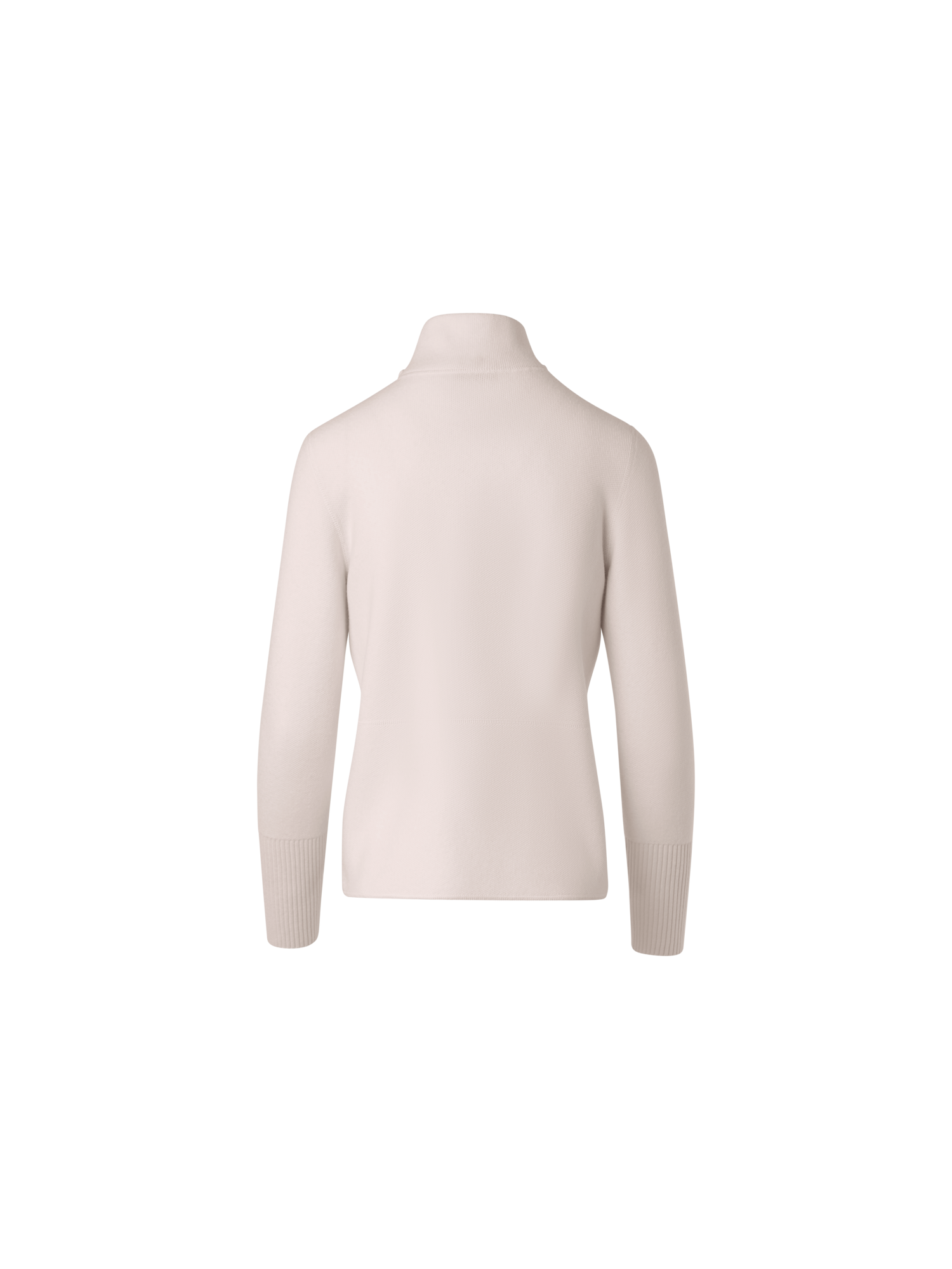 Designer Cardigan in 100% Cashmere Piqué - neutral - beige