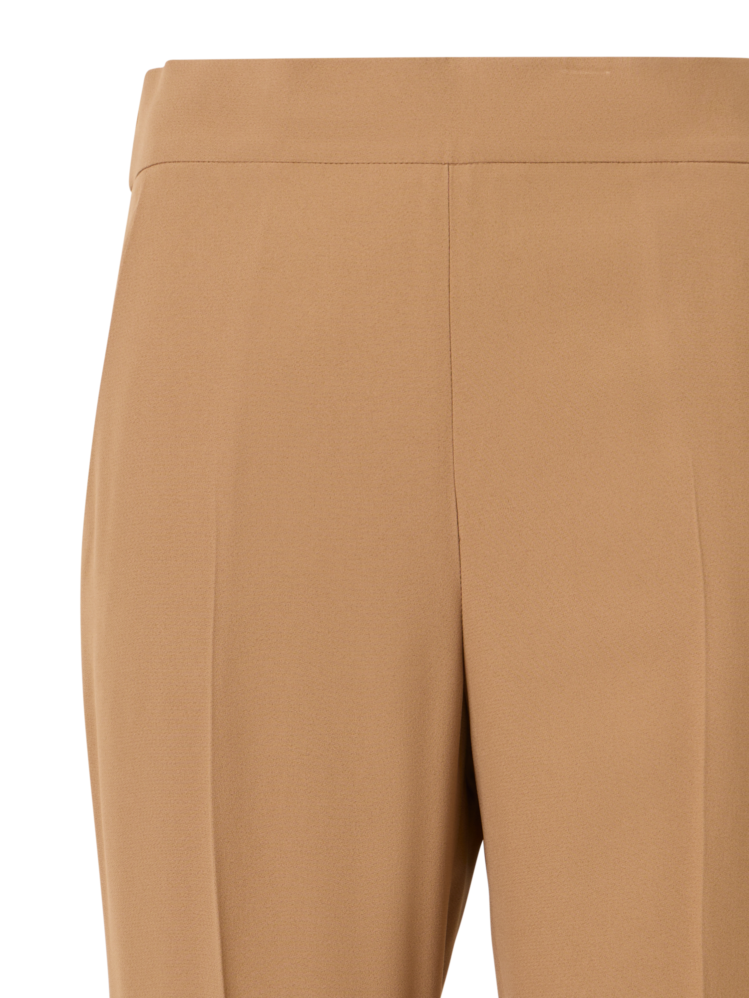 Designer Chris Tapered Pants in Acetate-Viscose Crêpe - brown