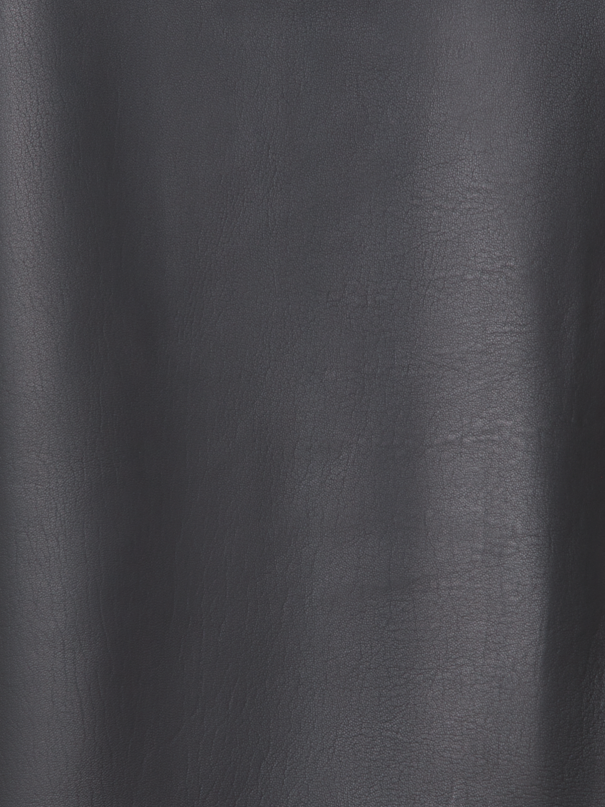 Designer Asymmetrical Trapezoid Pencil Skirt in Leather - black - neutral