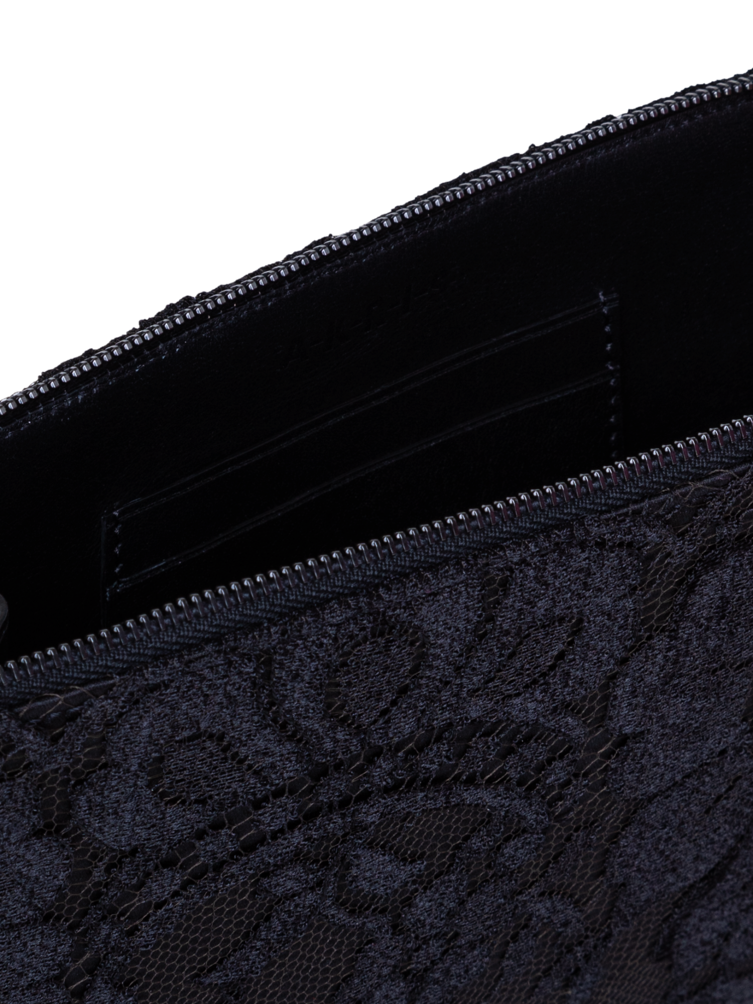 Designer Alexa Tassle Pouch - neutral - black