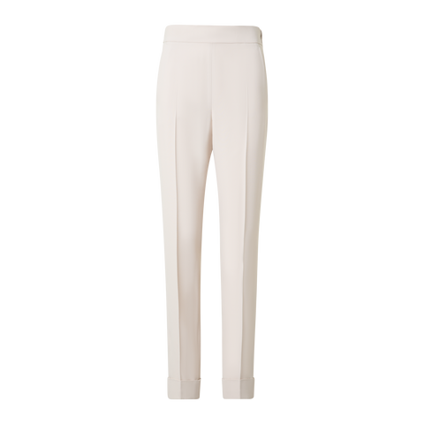 Tapered Ankle Length Pants with Elastic Waist