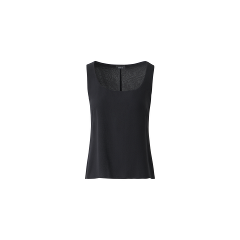 Sleeveless Silk Georgette Top – Akris Inc. Sleeveless Silk Georgette Top – Akris Inc.