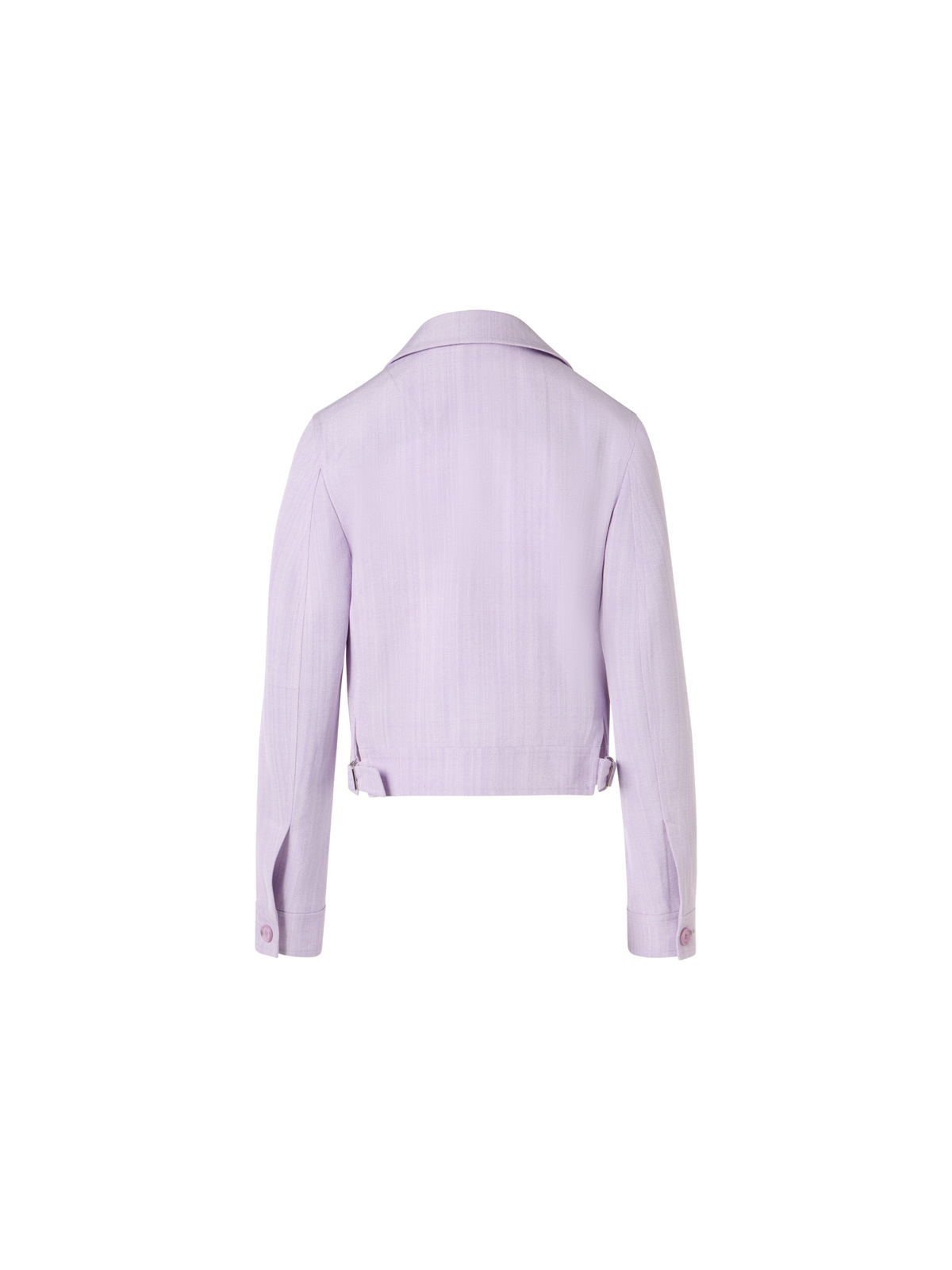 Designer Peer Short Jacket in Melange Twill - pastel