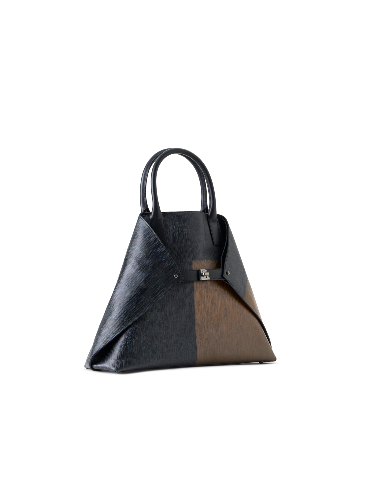 Designer Ai Medium Top Handle Tote - multicolor
