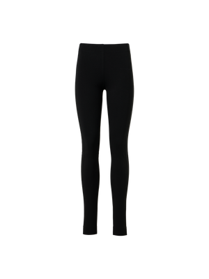 Designer Bodycon Jersey Leggings - black