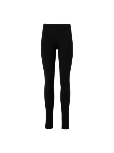 Designer Bodycon Jersey Leggings - black