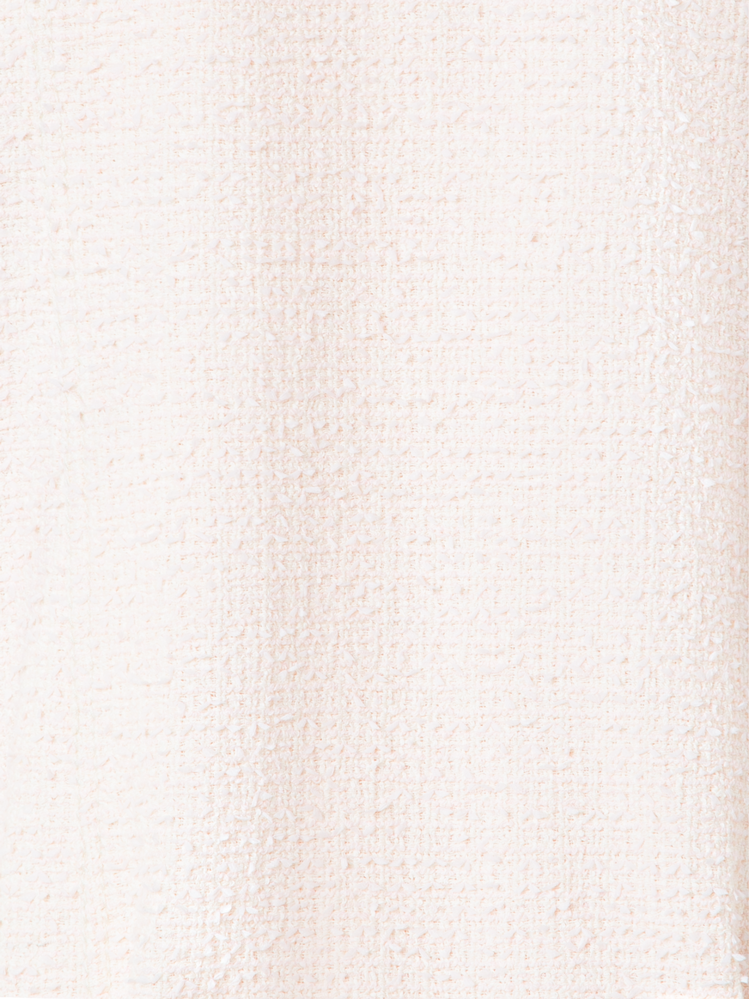 Designer Oversized Cotton Tweed Gilet - neutral - pastel - ecru - pink - white