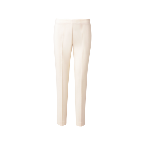 Slim Wool-Double Face Pants