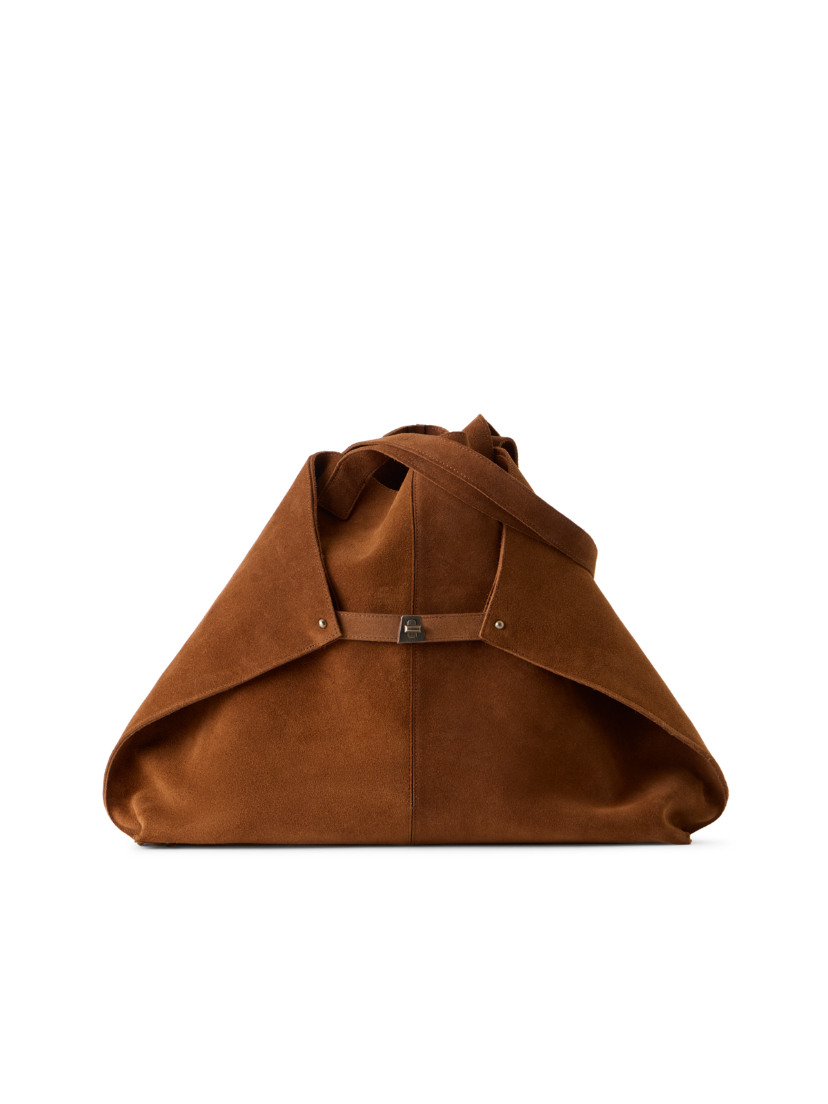 Designer Ai XL Shoulder Tote - brown