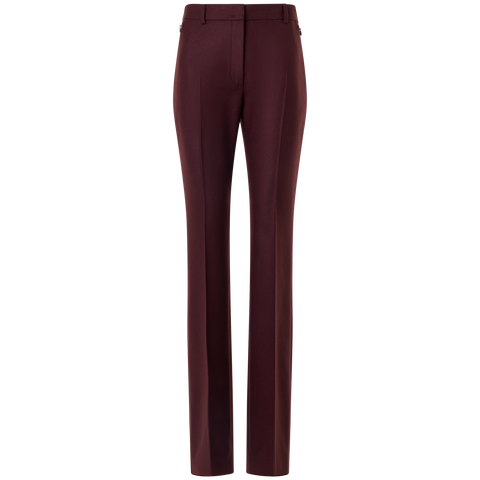 Bootcut Pants in Wool Stretch Flannel