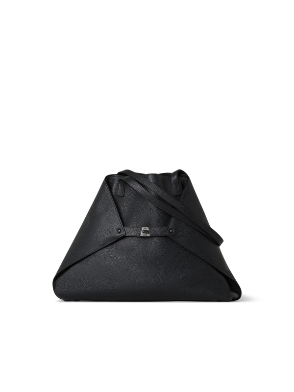 Designer Ai Medium Shoulder Tote - neutral - black