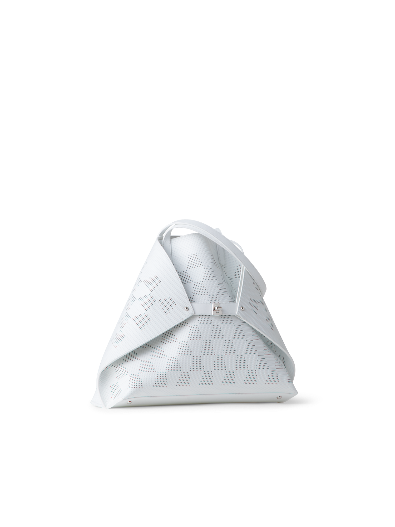 Designer Ai Medium Shoulder Tote - neutral - white