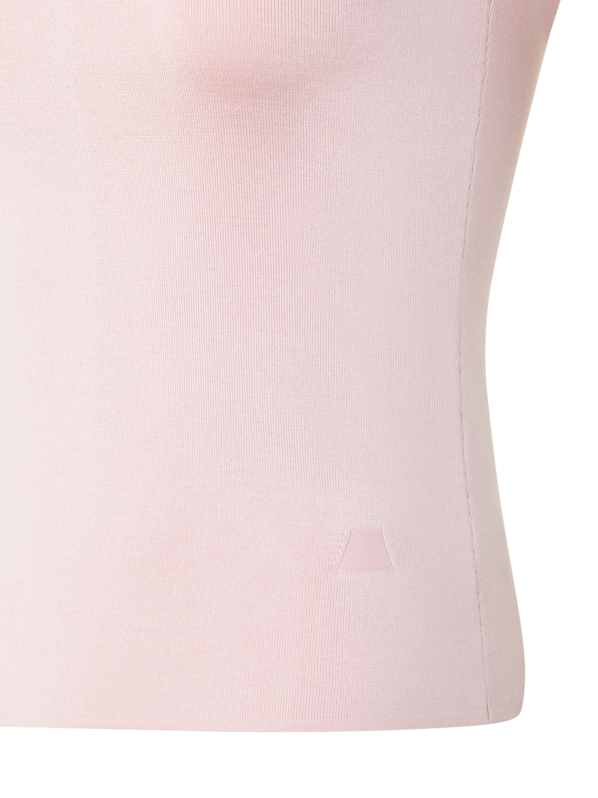 Designer Knit Tank Top in Silk Stretch - pastel - pink