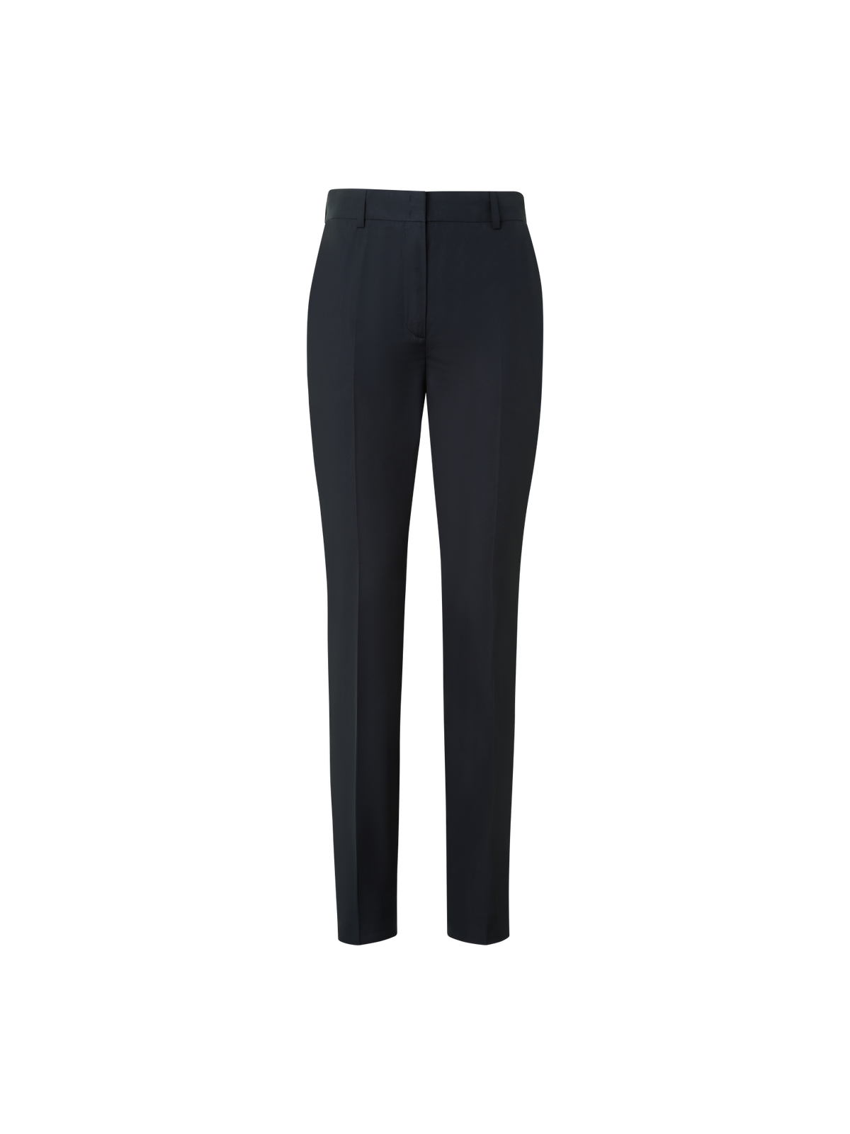 Designer Tapered Ankle Length Cotton Pants - black - neutral
