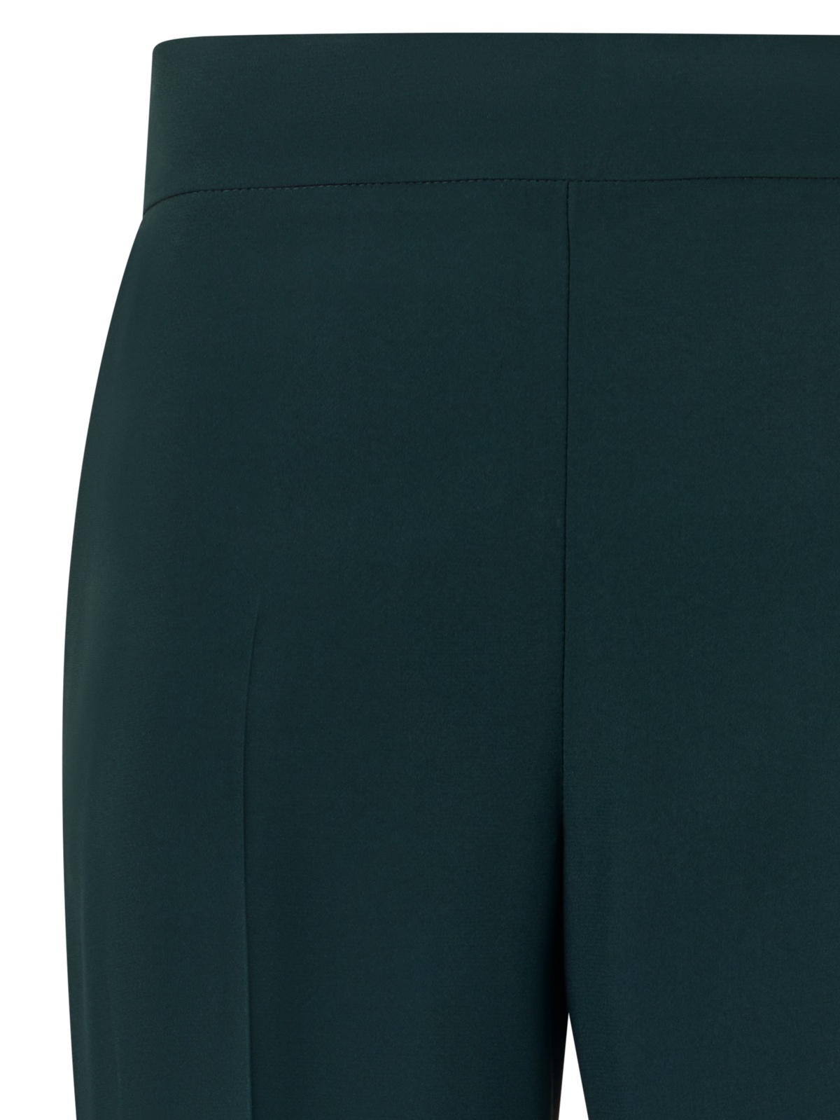 Designer Tapered Pants with Elastic Waist - green