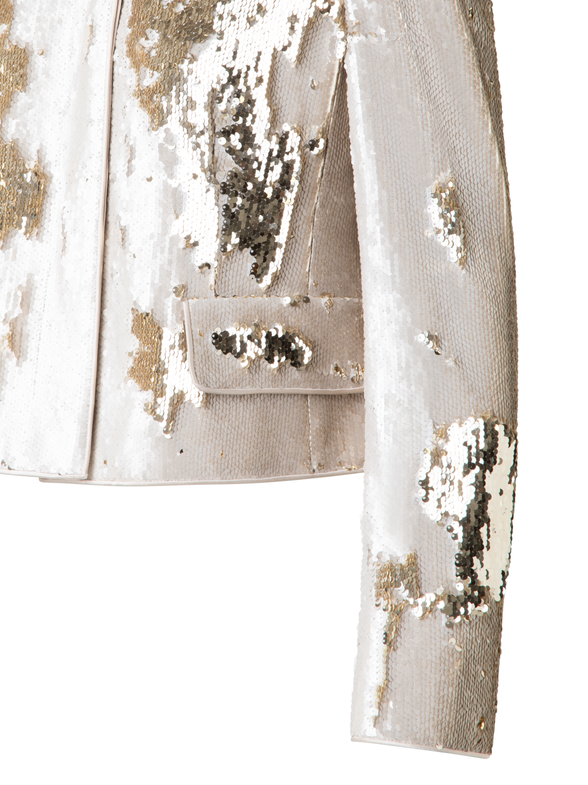 Cropped Jacket with Dual Sequins – Akris Inc. Cropped Jacket with Dual Sequins – Akris Inc.