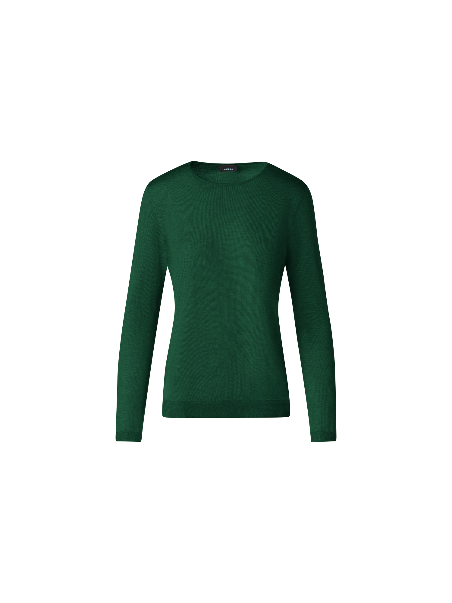 Designer Seamless Cashmere and Silk Sweater - green
