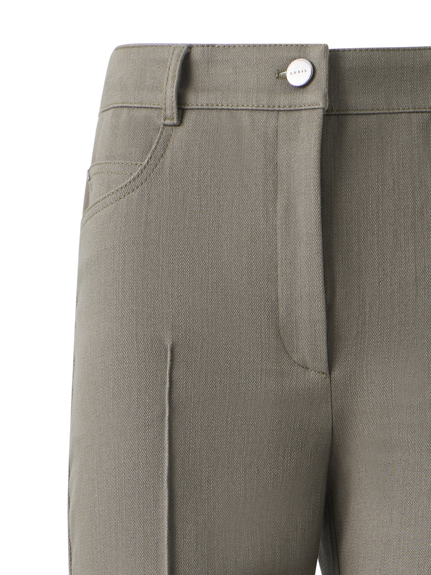 Designer Farid Bootcut Cotton Denim Pants - beige