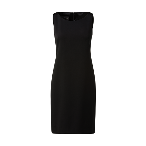 Silk Crêpe Stretch Sheath Dress