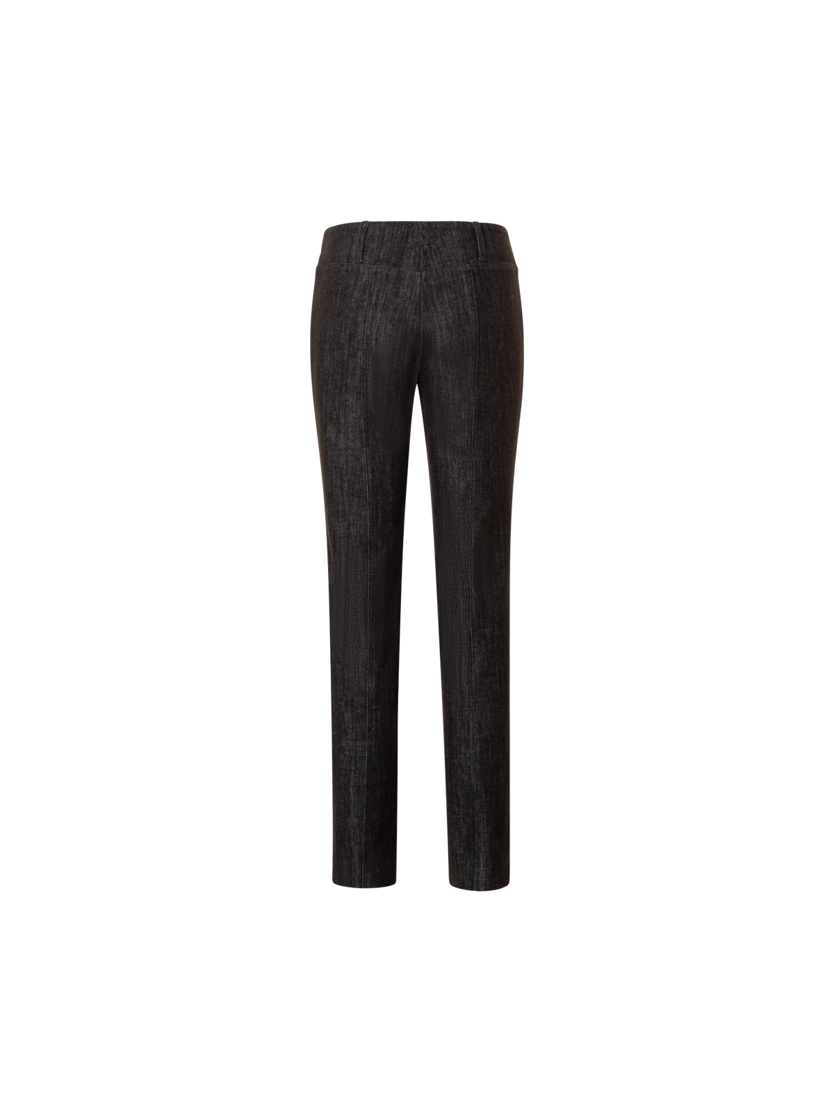 Designer Slim Cotton Denim Stretch Pants - brown