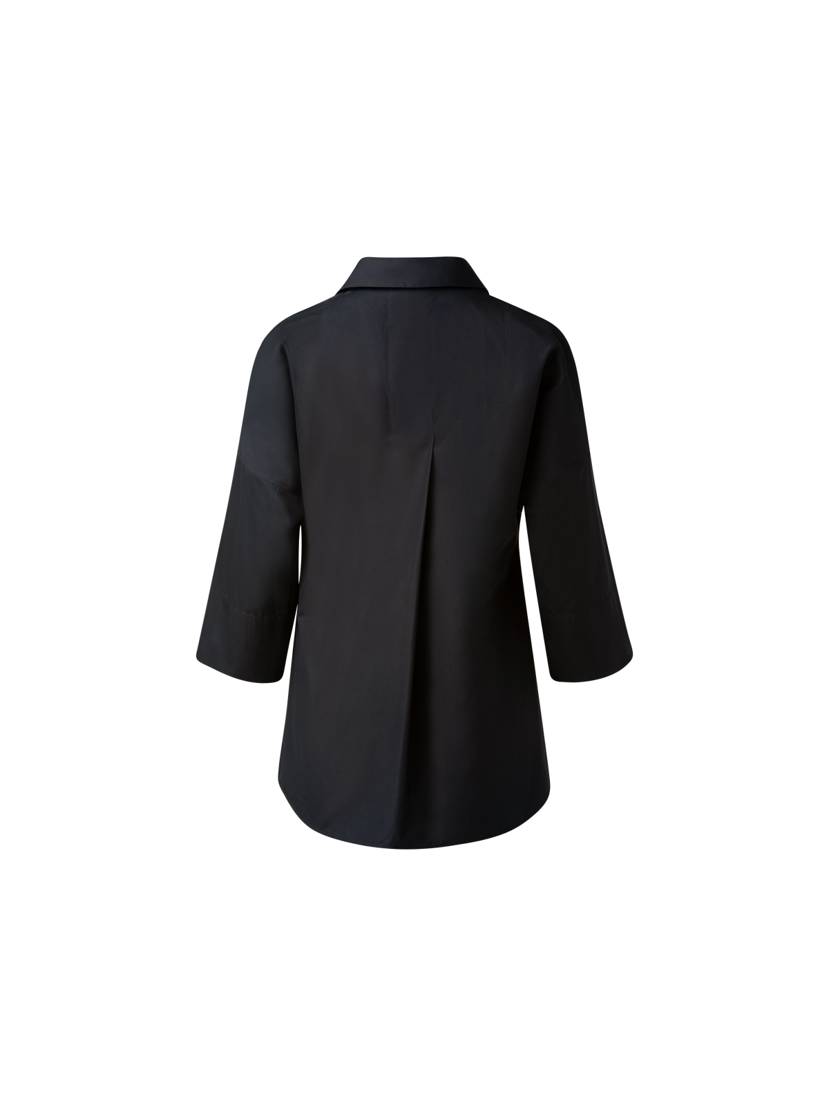 Designer Oversized Shirt with Kimono Sleeves - black