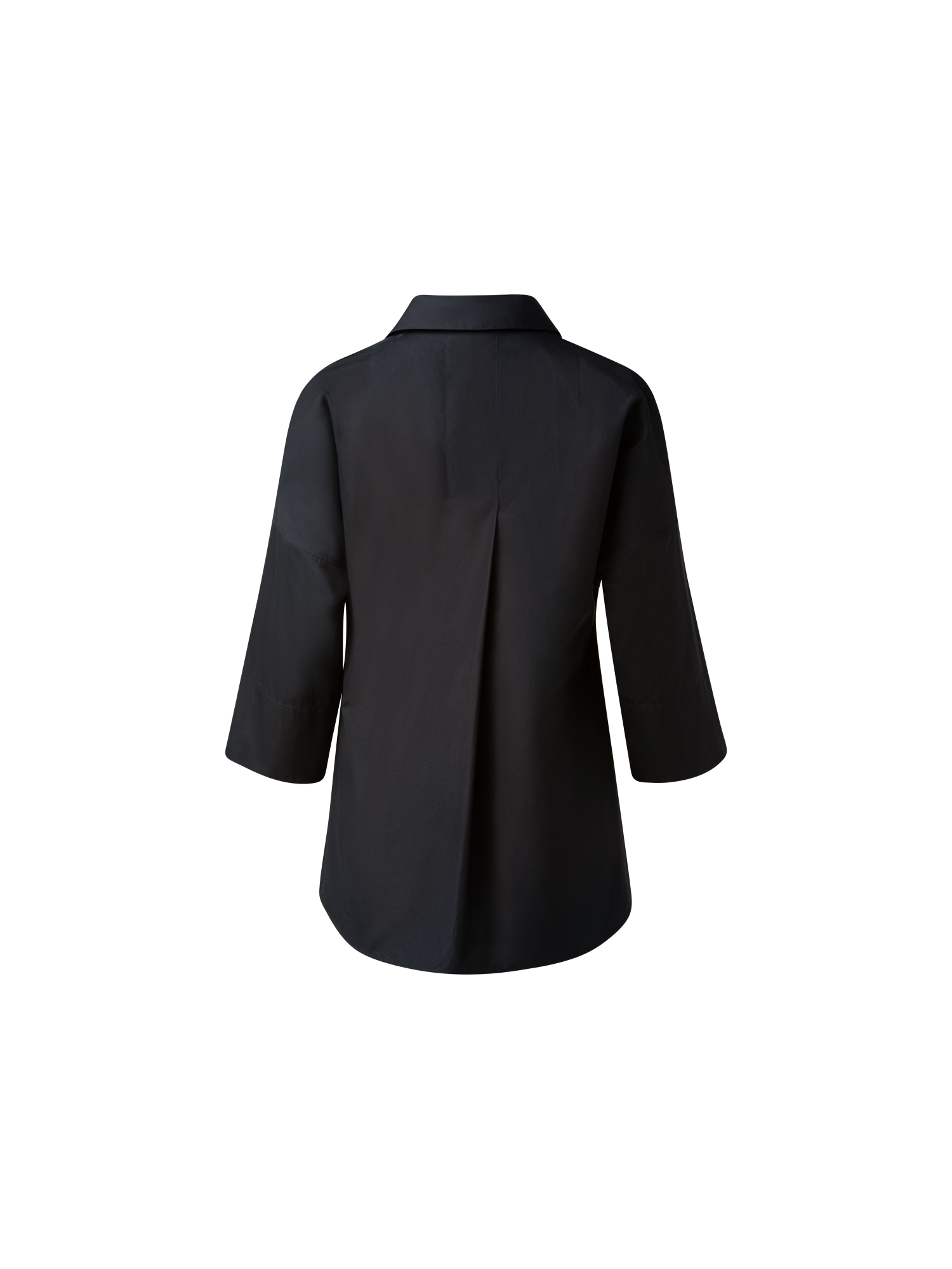 Designer Oversized Shirt with Kimono Sleeves - black