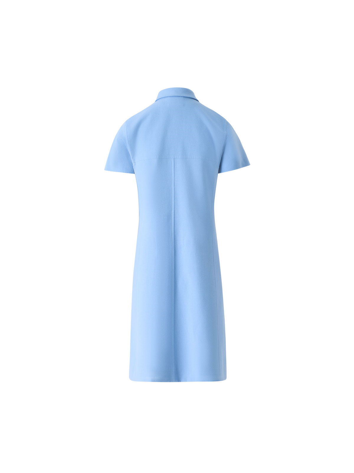 Polo Dress in Cotton Silk Double-Face