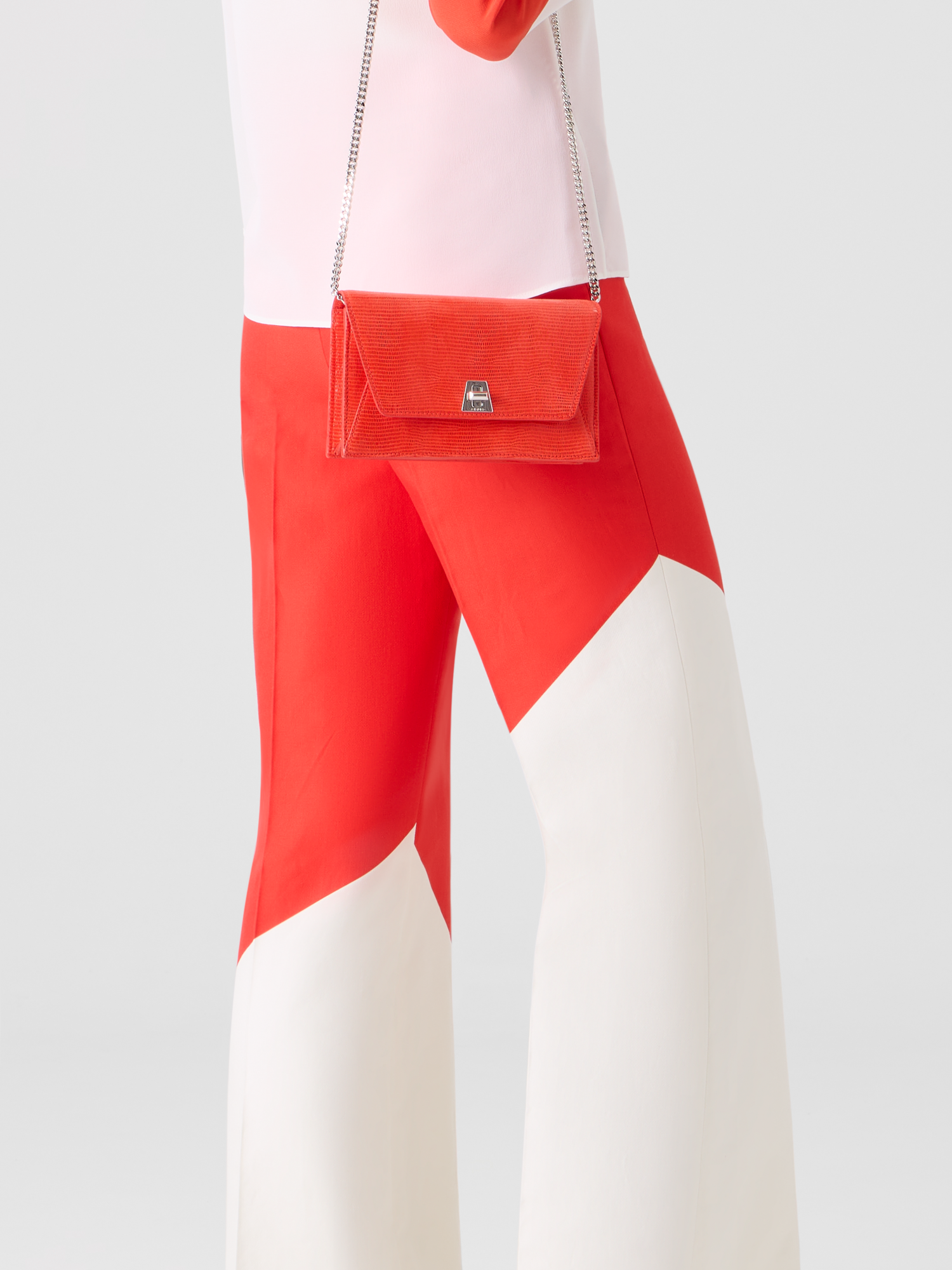 Designer Anouk Envelope Bag - red - orange 
