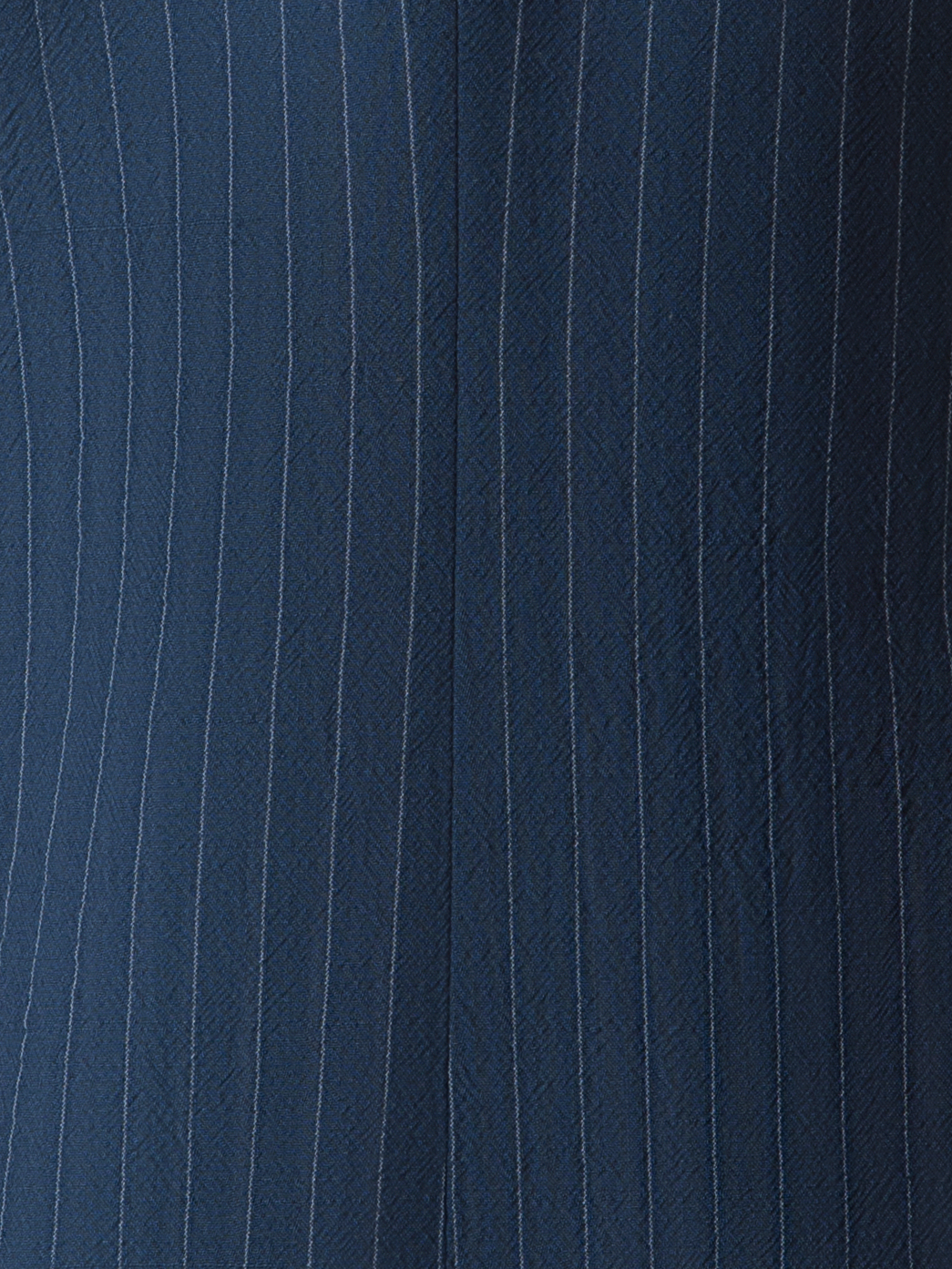 Designer Relaxed Boyfriend Blazer in Striped Cool Wool - neutral - navy - blue