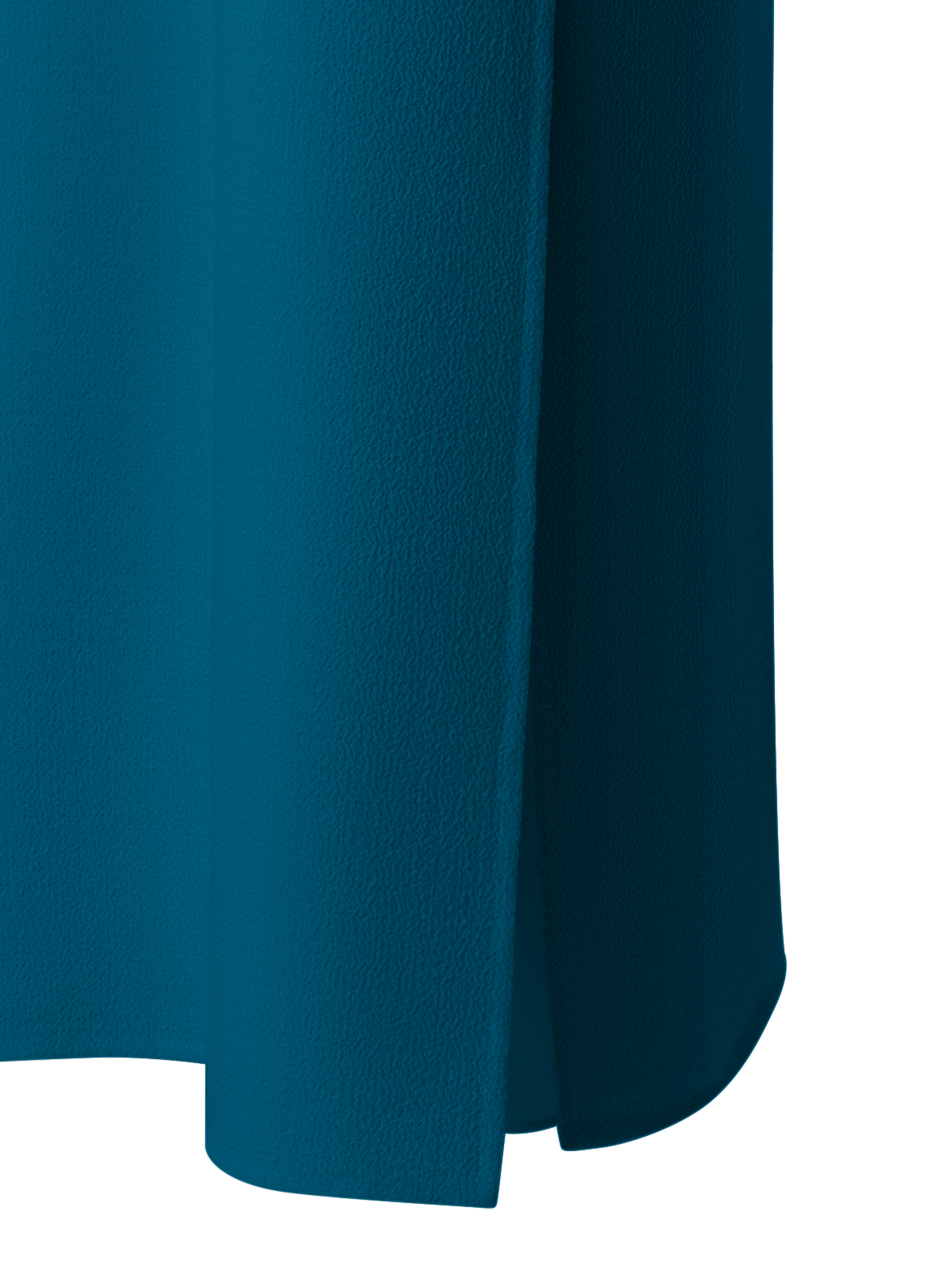 Designer Midi Sheath Dress in Wool Double-Face - green