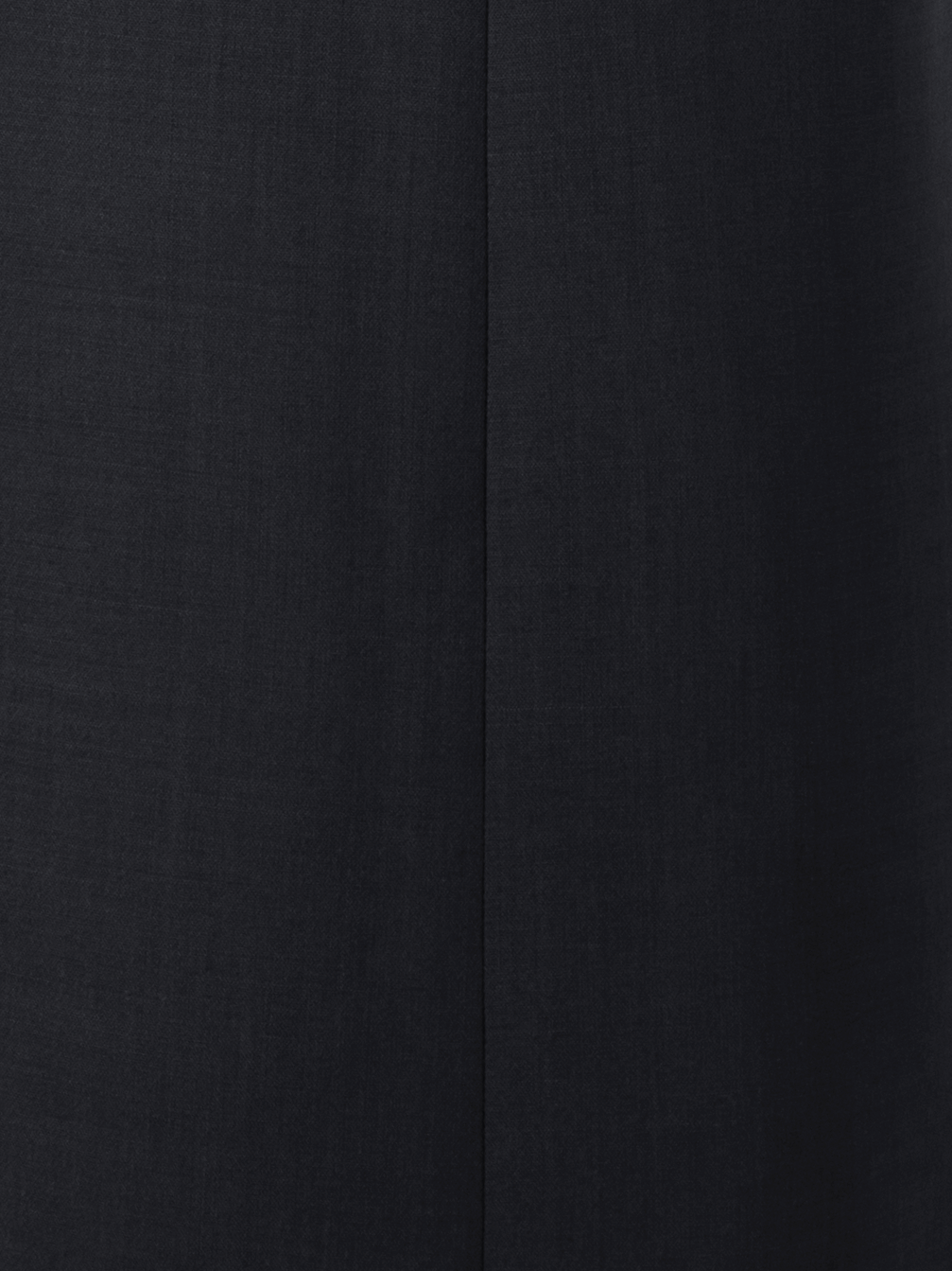 Designer Wide Straight Wool Stretch Double-Face Pants - black - neutral