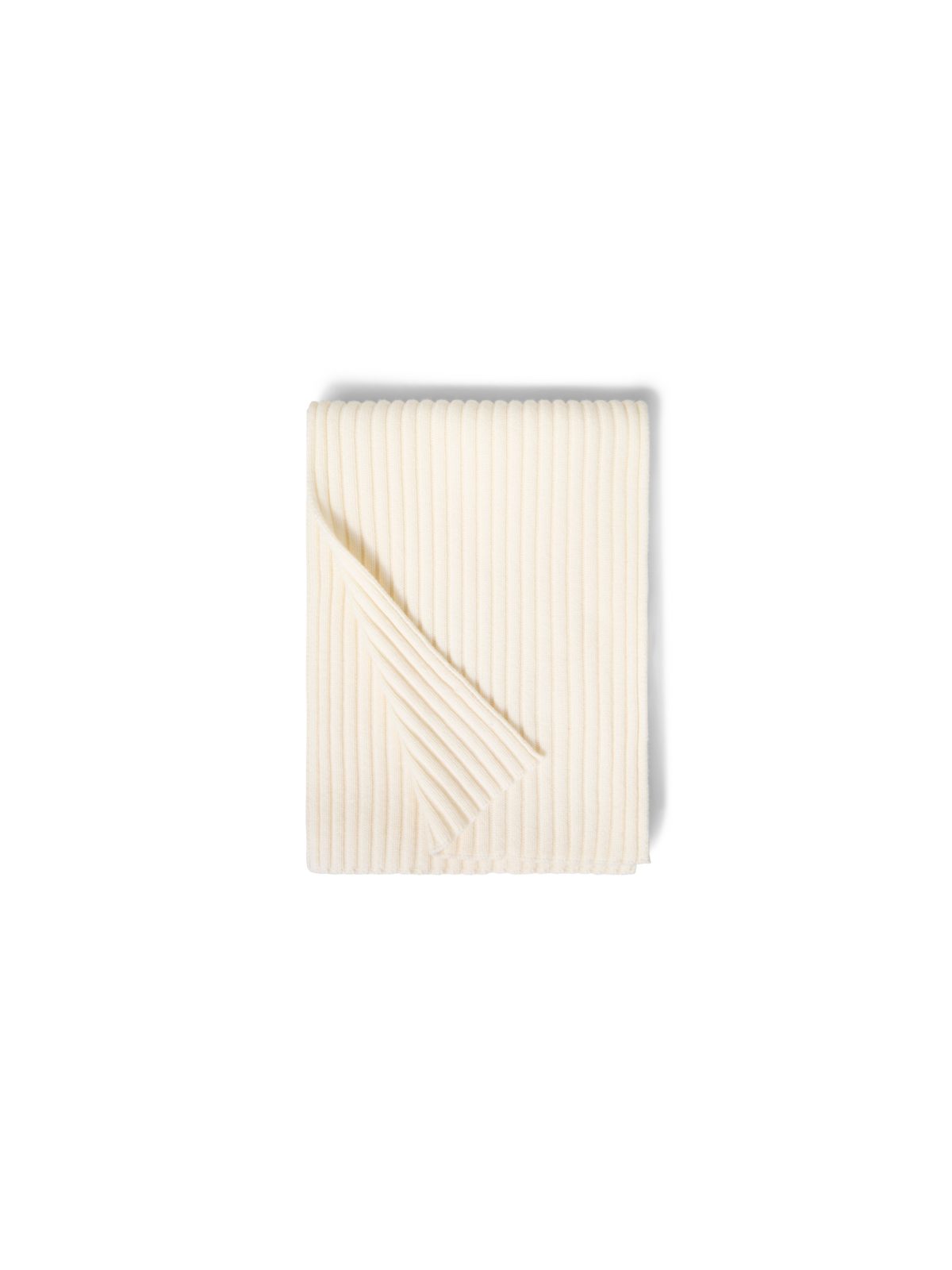 Designer Wool Cashmere Scarf - white