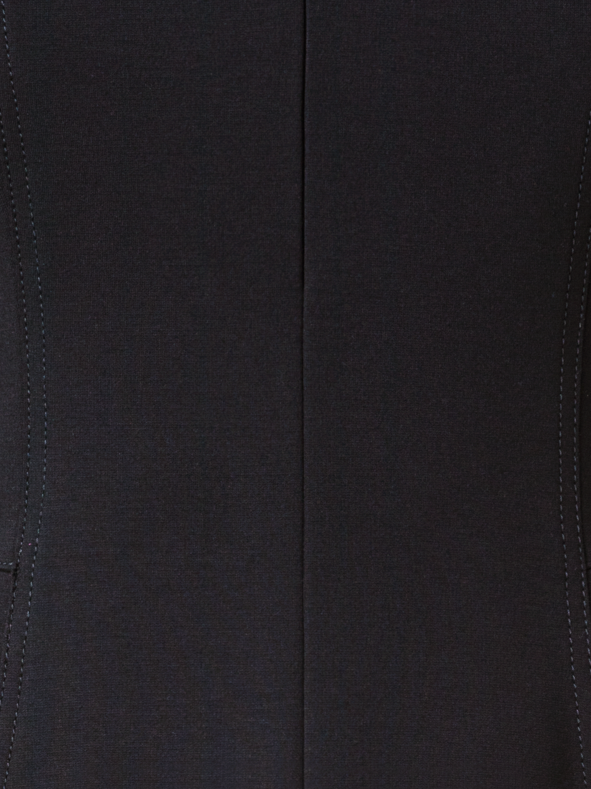 Designer Mixed Media Jersey Day Dress - black