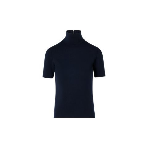 Shortsleeve Wool Milano Knit Sweater