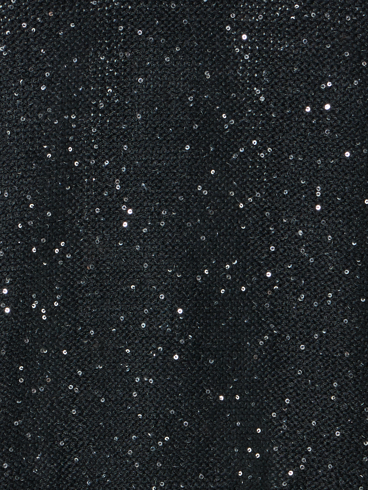 Designer Cardigan in Linen Cotton with Micro Sequins - black - neutral
