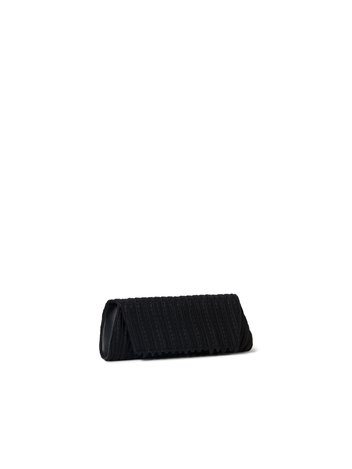 Designer Anouk Small Trapezoid Clutch - black